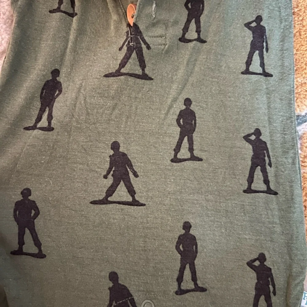 Posh Peanut Army Man one-piece